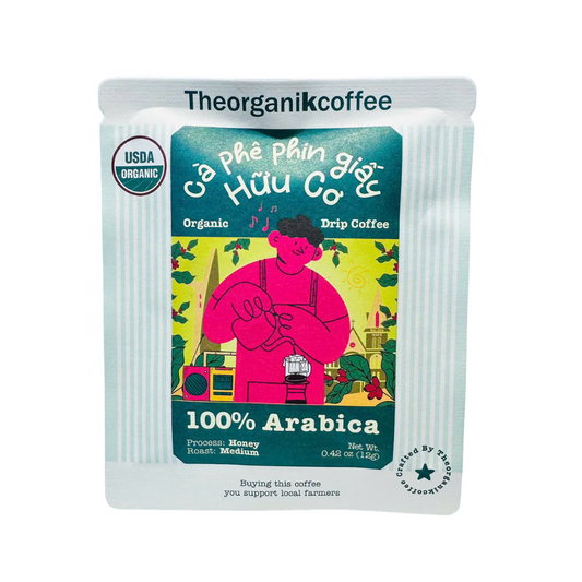 Organic drip coffee 100% Arabica| Single Bag