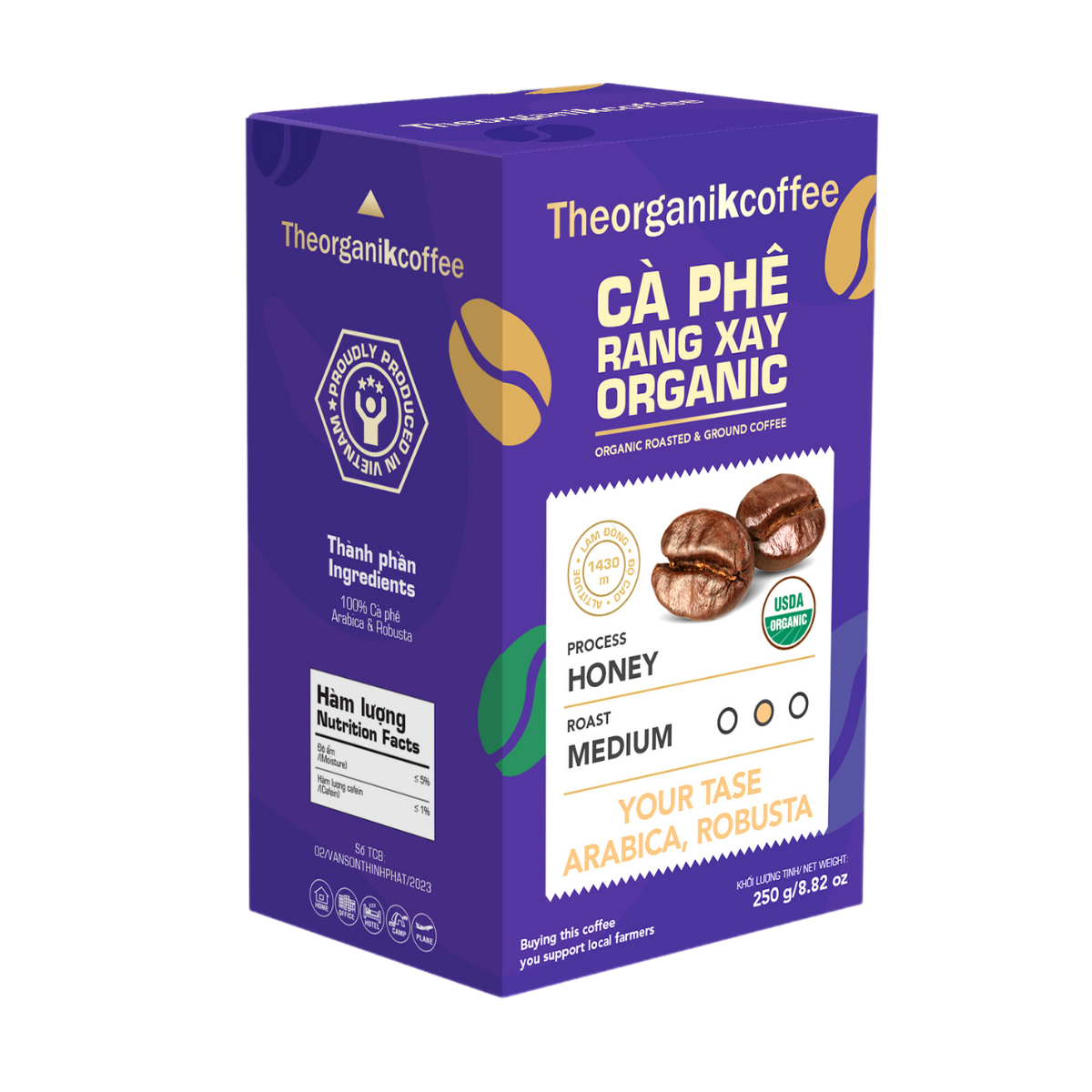 Organic Roasted & Ground Coffee Blend ” Your Tase” – TheorganiKcoffee